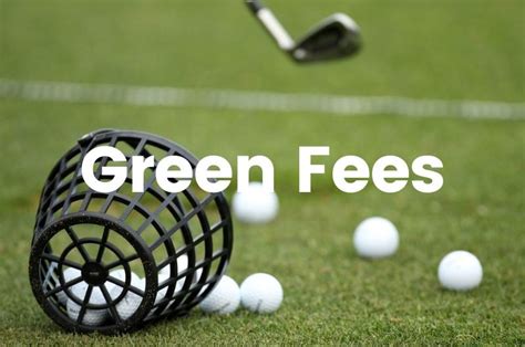 how much does it cost to make a golf course? the role of green fees in sustaining the industry